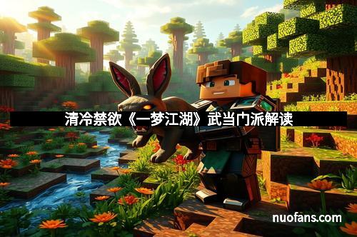 清冷禁欲《一梦江湖》武当门派解读